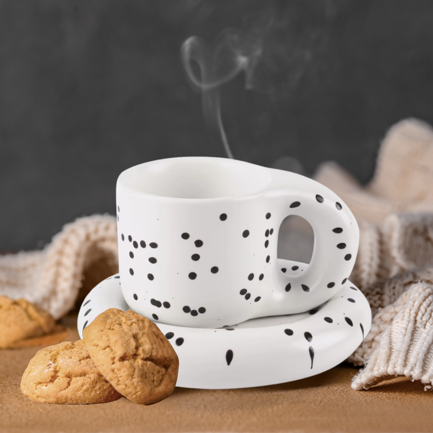 10 Oz Nordic Ceramic Coffee and Tea Mug