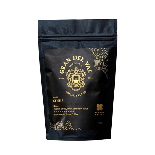 250 Grams Gran Del Val Panamanian Geisha Washed Whole Coffee Beans