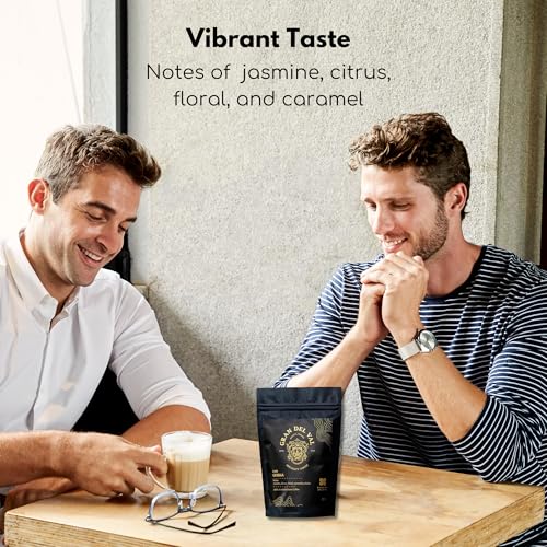 Gran Del Val Washed Geisha Coffee Whole Beans - Panama Coffee with Notes of Jasmine, Citrus, Floral and Sweet Caramel (8.8 oz)