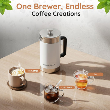 1.6L Stainless Steel French Press