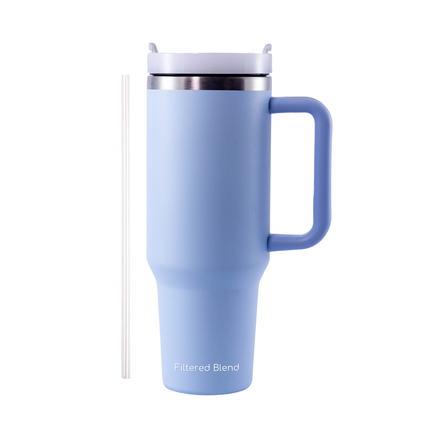 40 Oz Insulated Stainless Steel Travel Tumbler with Handgrip for Coffee, Tea, and Smoothies (Copy)